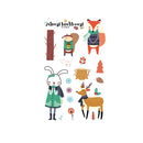 20 PCS Waterproof Anti-Sweat Children Cute Cartoon Animal Tattoo Stickers(EC-594)