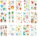 20 PCS Waterproof Anti-Sweat Children Cute Cartoon Animal Tattoo Stickers(EC-583)
