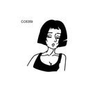 50 PCS Bad Girl Waterproof Dark Tattoo Stickers(CC6359)