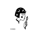 50 PCS Bad Girl Waterproof Dark Tattoo Stickers(CC6363)
