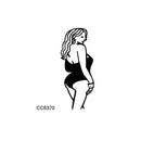 50 PCS Bad Girl Waterproof Dark Tattoo Stickers(CC6370)
