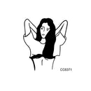 50 PCS Bad Girl Waterproof Dark Tattoo Stickers(CC6371)
