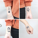 50 PCS Bad Girl Waterproof Dark Tattoo Stickers(CC6363)