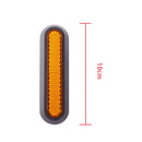 Electric Scooter Wheel Four-way Side Decorative Cover With Reflective Strips & Screws For Xiaomi Mijia 1S / Pro 2(Red)