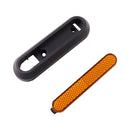 Electric Scooter Wheel Four-way Side Decorative Cover With Reflective Strips & Screws For Xiaomi Mijia 1S / Pro 2(Yellow)