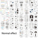 10 PCS Waterproof Color Luminous Tattoo Sticker Face Sticker(EX-026)