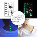 10 PCS Waterproof Color Luminous Tattoo Sticker Face Sticker(EX-025)