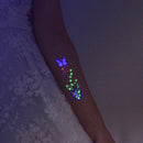 10 PCS Waterproof Color Luminous Tattoo Sticker Face Sticker(EX-008)