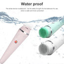 SK0306B 4-In-1 Electric Facial Cleansing Brush To Clean Pores And Blackheads Makeup Remover Brush Waterproof Silicone Cleansing Instrument( Pink)