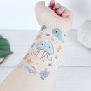 20 PCS Marine Animal Waterproof Children Tattoo Stickers(EC-741)