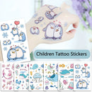 20 PCS Marine Animal Waterproof Children Tattoo Stickers(EC-741)