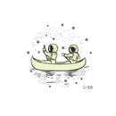 20 PCS Children Waterproof Space Luminous Tattoo Stickers(Ci-108)