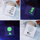 20 PCS Children Waterproof Space Luminous Tattoo Stickers(Ci-114)