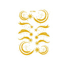 10 PCS Hot Stamping Waterproof Music Festival Face Tattoo Sticker(VS-006)