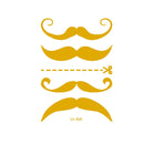10 PCS Hot Stamping Waterproof Music Festival Face Tattoo Sticker(VS-010)