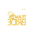 20 PCS Waterproof Bachelor Party Hot Stamping Wedding Bridal Tattoo Stickers(VC-208)