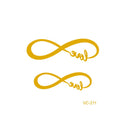 20 PCS Waterproof Bachelor Party Hot Stamping Wedding Bridal Tattoo Stickers(VC-211)