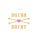 20 PCS Waterproof Bachelor Party Hot Stamping Wedding Bridal Tattoo Stickers(VC-212)