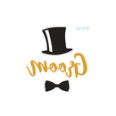 20 PCS Waterproof Bachelor Party Hot Stamping Wedding Bridal Tattoo Stickers(VC-216)