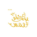 20 PCS Waterproof Bachelor Party Hot Stamping Wedding Bridal Tattoo Stickers(VC-228)