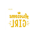 20 PCS Waterproof Bachelor Party Hot Stamping Wedding Bridal Tattoo Stickers(VC-233)