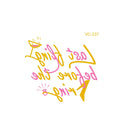 20 PCS Waterproof Bachelor Party Hot Stamping Wedding Bridal Tattoo Stickers(VC-237)