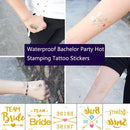 20 PCS Waterproof Bachelor Party Hot Stamping Wedding Bridal Tattoo Stickers(VC-211)