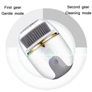 Electric Waterproof Cleansing Instrument Multi-Function Charging Beauty Instrument(Cold Metal White)