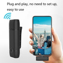 NW-20 Collar Wireless Microphone Live Mobile Phone Noise Reduction Microphone, Specification: Type-C(Black)