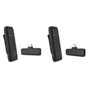 NW-20 Collar Wireless Microphone Live Mobile Phone Noise Reduction Microphone, Specification: 8 Pin(Black)