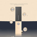 BS-01 Lipstick Shape Electroplating Moisturizing Instrument USB Portable Handheld Nano Spray Humidifier(Gold)
