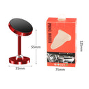 ZZ078 High-Feet Double-Ball Phone Bracket Car Magnetic Lazy Phone Holder(Red)