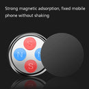 ZZ078 High-Feet Double-Ball Phone Bracket Car Magnetic Lazy Phone Holder(Black)