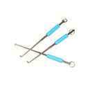 5 PCS Fishing Line Unhooker Deep Throat Hook Lifter Accessories For Fishing, Specification: Length 12.5cm(Blue)