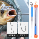 5 PCS Fishing Line Unhooker Deep Throat Hook Lifter Accessories For Fishing, Specification: Length 12.5cm(Blue)
