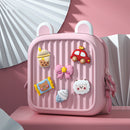 K32 Children Cute Travel Messenger Bag Stylish Lightweight Backpack(Pink)