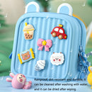 K32 Children Cute Travel Messenger Bag Stylish Lightweight Backpack(Blue)