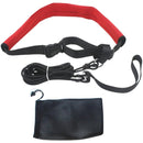 Swimming Resistance Strength Training Equipment Elastic Rope Swimming Training Belt Set(Red)