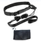 Swimming Resistance Strength Training Equipment Elastic Rope Swimming Training Belt Set(Black)