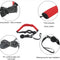 Swimming Resistance Strength Training Equipment Elastic Rope Swimming Training Belt Set(Black)