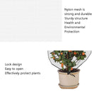 2 PCS Plant Insect Cover Net With Drawstring Greenhouse Fruit Tree Bird Cover, Specification: 1x1.4m(White)