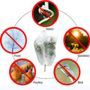 2 PCS Plant Insect Cover Net With Drawstring Greenhouse Fruit Tree Bird Cover, Specification: 1x1.5m(White)