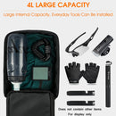 WEST BIKING Electric Bike Back Seat Driving Bag Mountain Bike Riding Waterproof Storage Bag(Black)