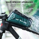 WEST BIKING 2.5L Bicycle Front Beam Mobile Phone Touch Screen Hard Shell Bag(Black)