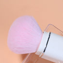 8-in-1 Square Makeup Brush Mini Portable Retractable Blush Brush Eye Shadow Brush Novice Makeup Set(Light-skinned)
