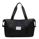 Travel Bag Large Capacity One-Shoulder Handbag Sports Gym Bag Dry And Wet Separation Duffel Bag(Black)