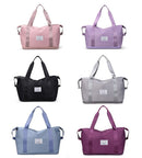 Travel Bag Large Capacity One-Shoulder Handbag Sports Gym Bag Dry And Wet Separation Duffel Bag(Grey)