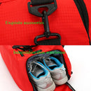Fitness Sports Travel Bag Men And Women The Same Large-Capacity Backpack Hand-Held Shoulder Bag With Independent Shoe Position, Colour: Black