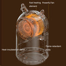 xl-001 Home Heater Mini Desktop Hot Air Blower, EN Plug(Yellow)