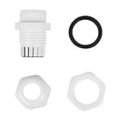 Solar Photovoltaic Plastic Bracket ABS Photovoltaic Car Roof Waterproof Junction Box(White)